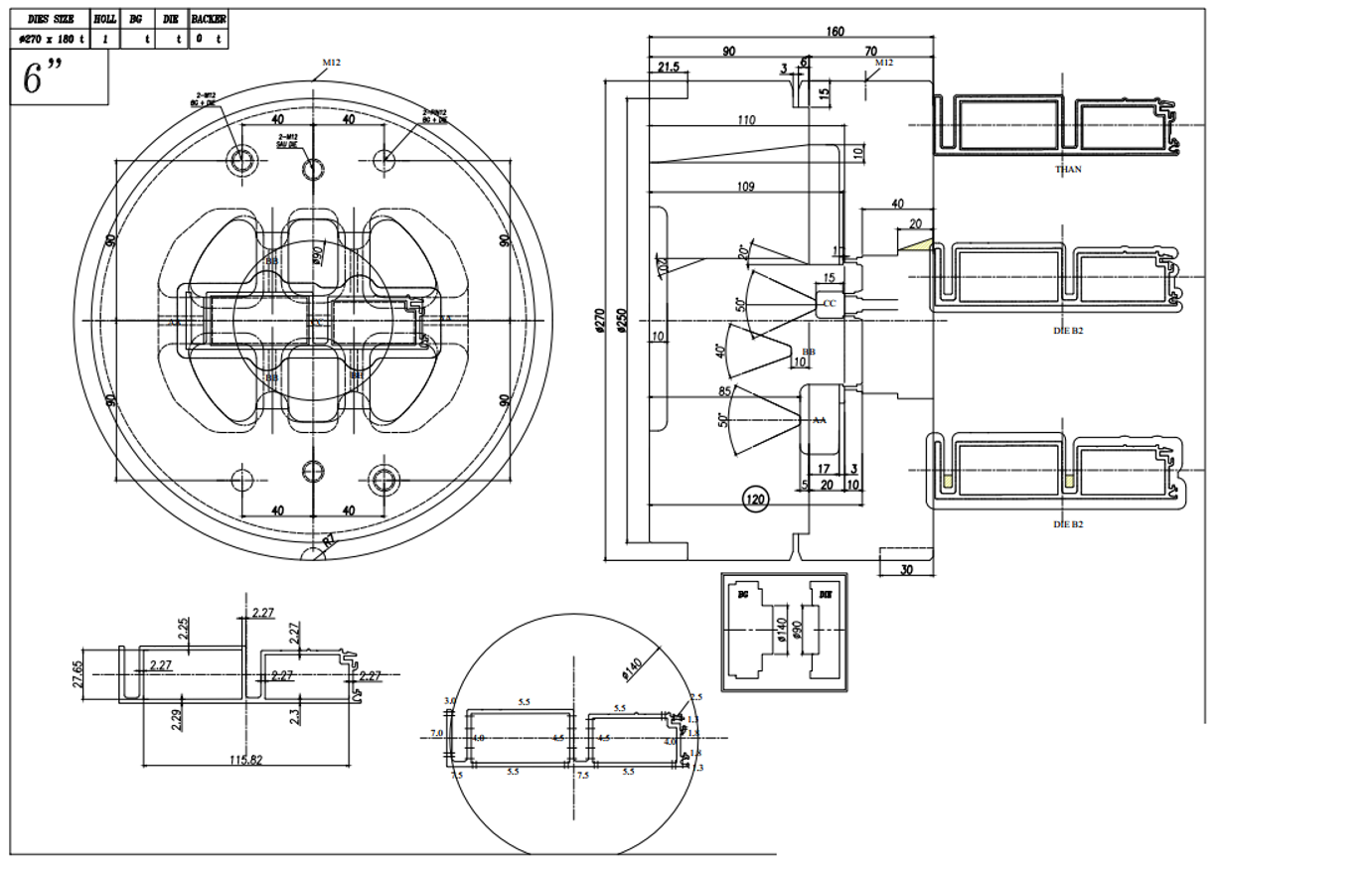 How to define feeder length,portholes length weld chamber length