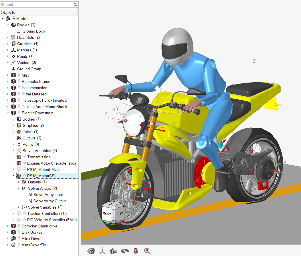 Electric Motorcycle Simulation: How To Couple Power Electronics With 